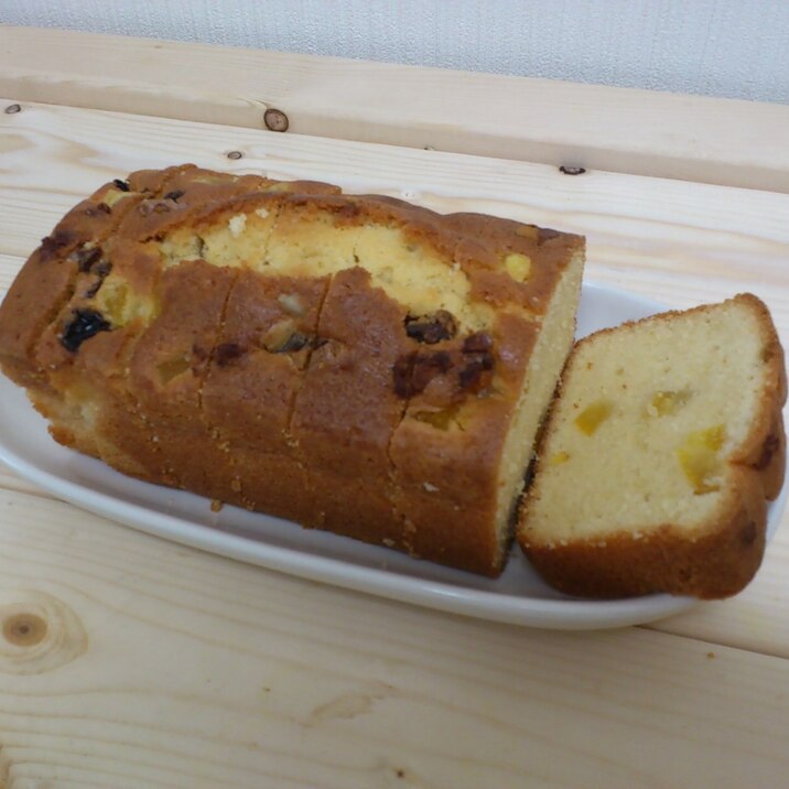 甘夏ピールとナッツのパウンドケーキ レシピ 作り方 By 菜ぁこ 楽天レシピ